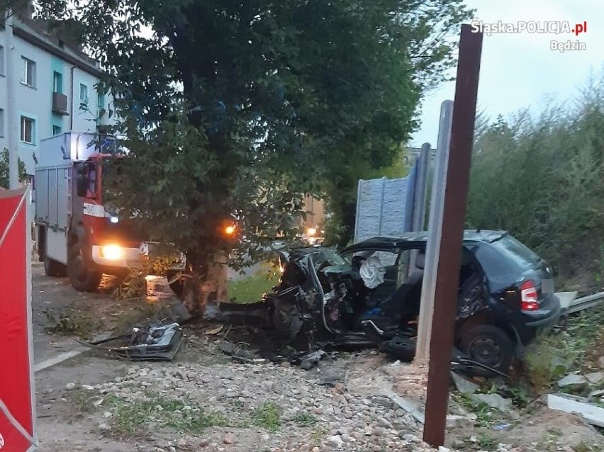 W wypadku w Czeladzi zginął 57-letni kierowca skody fabii...