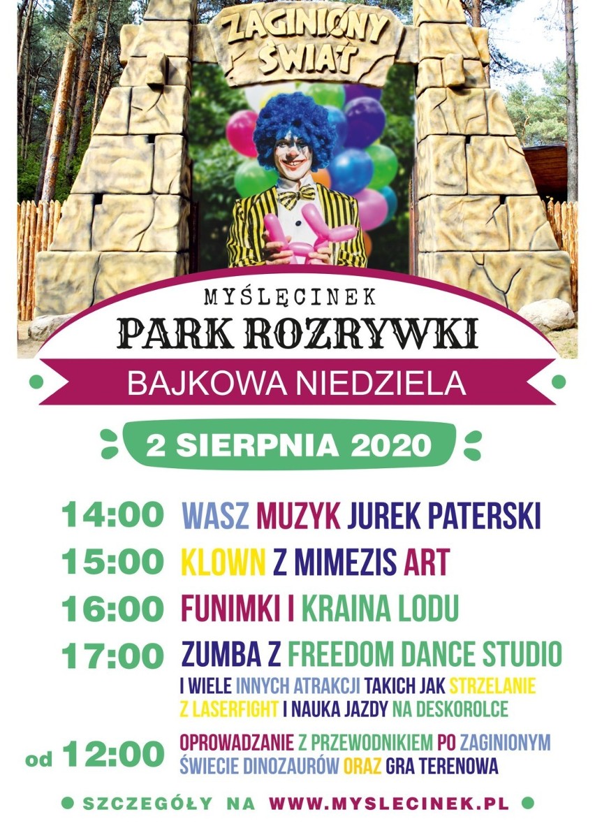 To będzie bajkowa i aktywna niedziela w Myślęcinku w Bydgoszczy! [program atrakcji]