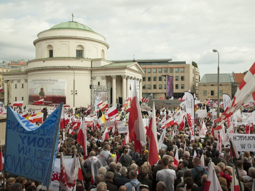 Manifestacja w obronie TV Trwam - Warszawa, 29-09-2012