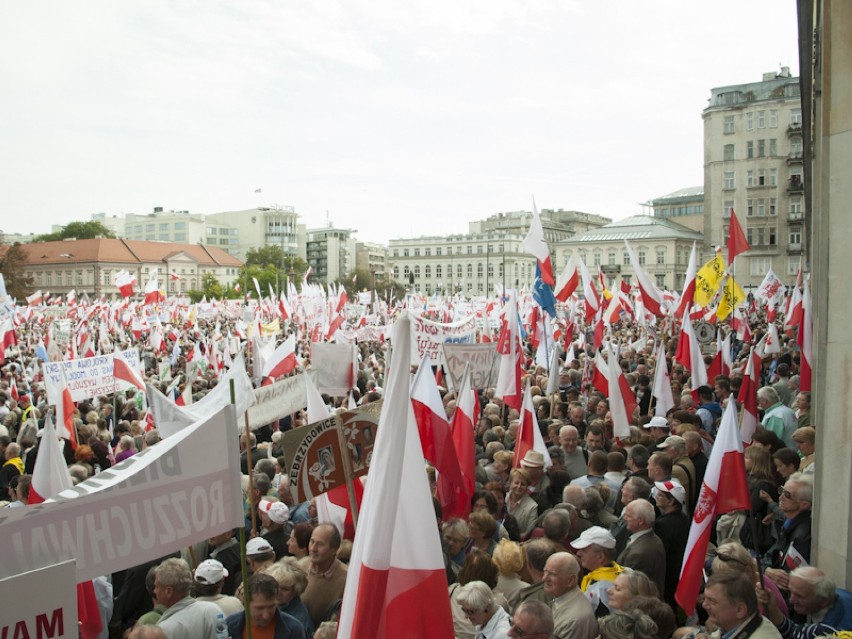 Manifestacja w obronie TV Trwam - Warszawa, 29-09-2012