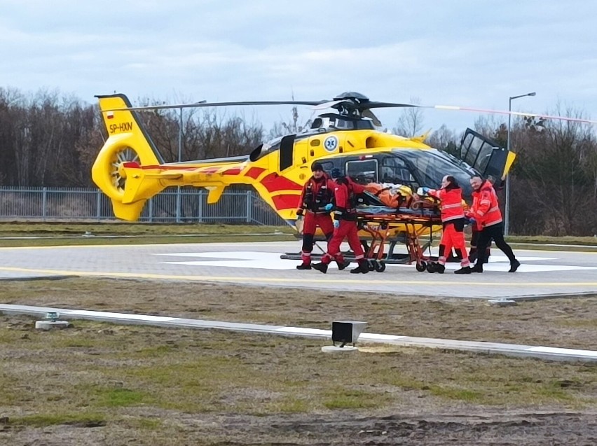Helikopterem do szpitala na Józefowie w Radomiu był...