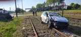 Niebezpieczne zdarzenie drogowe miało miejsce w miejscowości Rogowiec, ZDJĘCIA