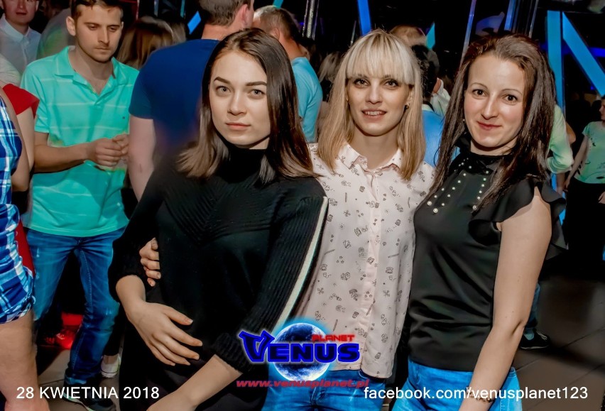 Piękne kobiety w klubie Venus Planet. Impreza z 28 kwietnia 2018 [zdjęcia]