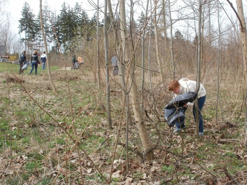 Gimnazjaliści z Brzeźna sprzątali las