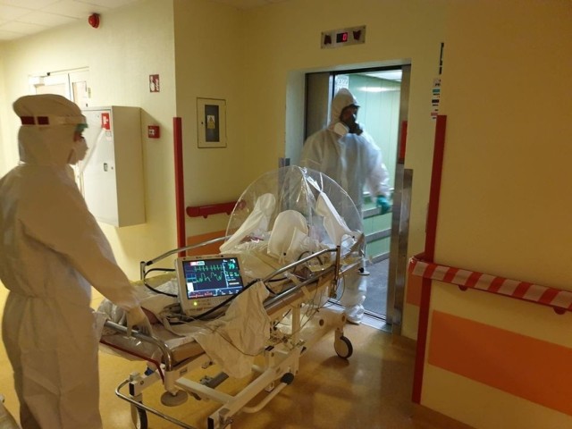 W szpitalu w Grudziądzu przebywa 52 pacjentów z potwierdzonym koronawirusem. Dane z 14 września