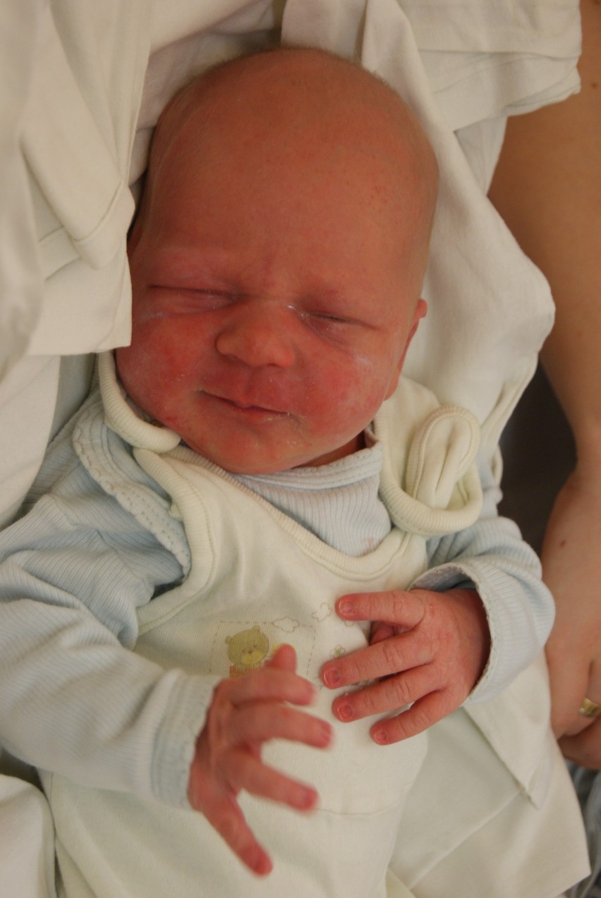 Fabian Zuber, syn Ani i Martina urodził się 18 grudnia. Miał...
