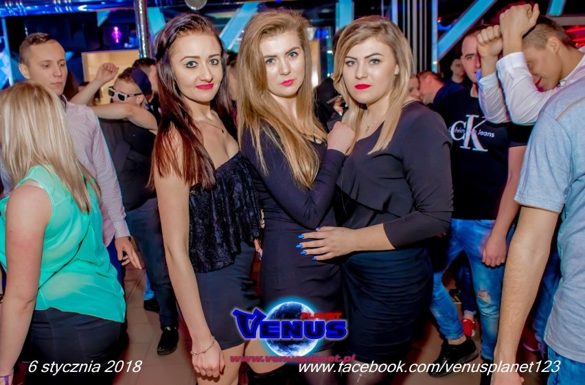 Piękne dziewczyny w klubie Venus Planet. Zdjęcia z 6 stycznia 2018 roku