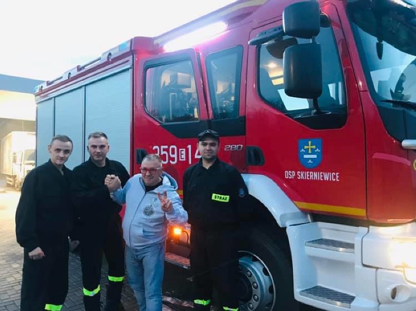 Jurek Owsiak wsparł strażaków z OSP Skierniewice