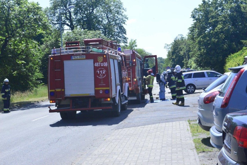 Czempiń. Wyciek substancji chemicznej. Interwencja strażaków