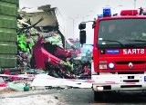 Wypadek na Roździeńskiego w Katowicach