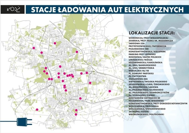 W czwartek na pl. Komuny Paryskiej ogłoszona została lista stacji ładowania pojazdów elektrycznych, które powstaną do końca przyszłego roku.