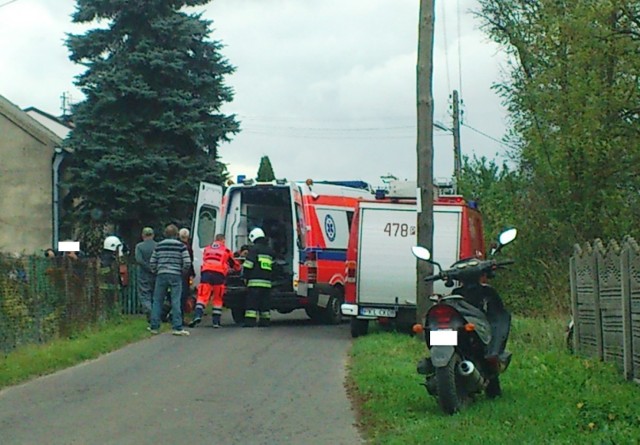 Pożar w Dąbrowicach Starych