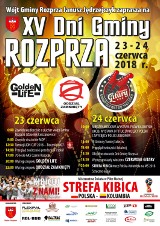 Jubileuszowe, XV Dni Rozprzy już w ten weekend: Golden Life, Oddział Zamknięty i strefa kibica na mecz Polska - Kolumbia