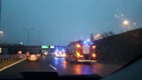 Poważny wypadek na DTŚ w Rudzie Śląskiej [ZDJĘCIA] Jedna osoba trafiła do szpitala
