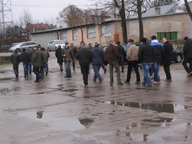 Protest rolników w Międzychodzie