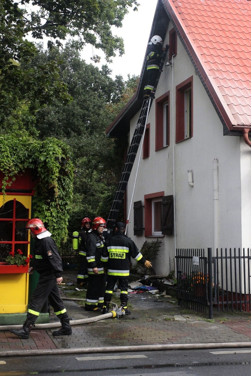 Pożar w Kuźnicy (9.09.2015)