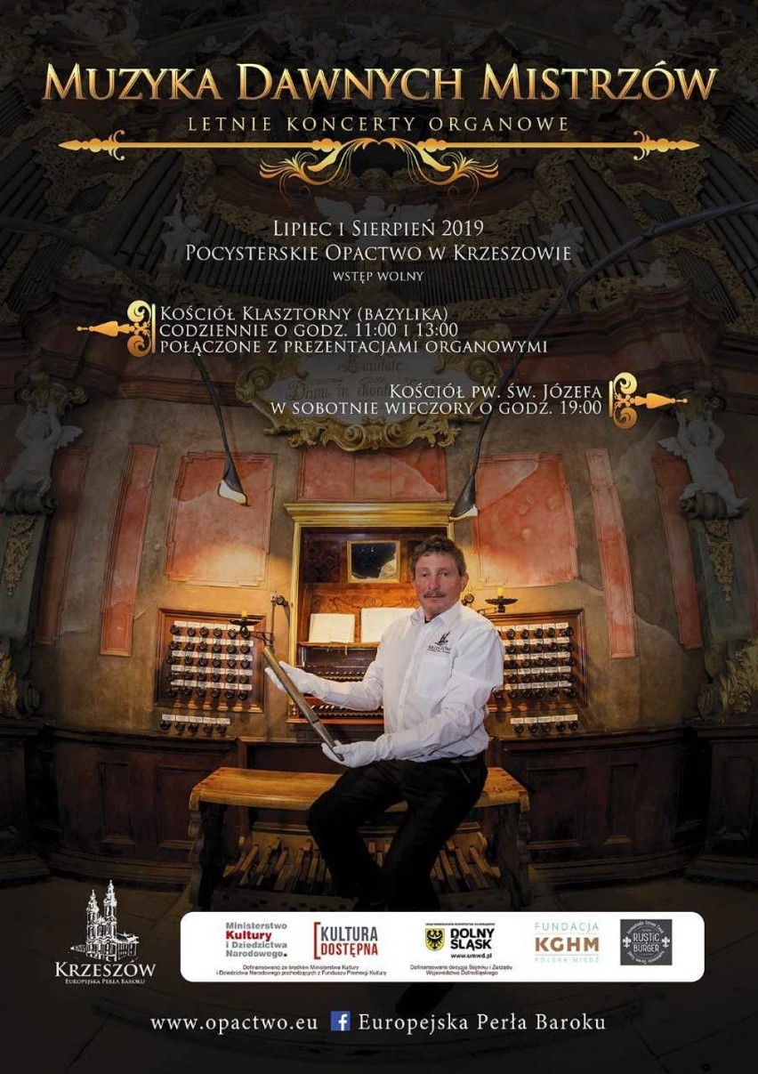 Rusza kolejna edycja Letnich Koncertów Organowych „Muzyka Dawnych Mistrzów"