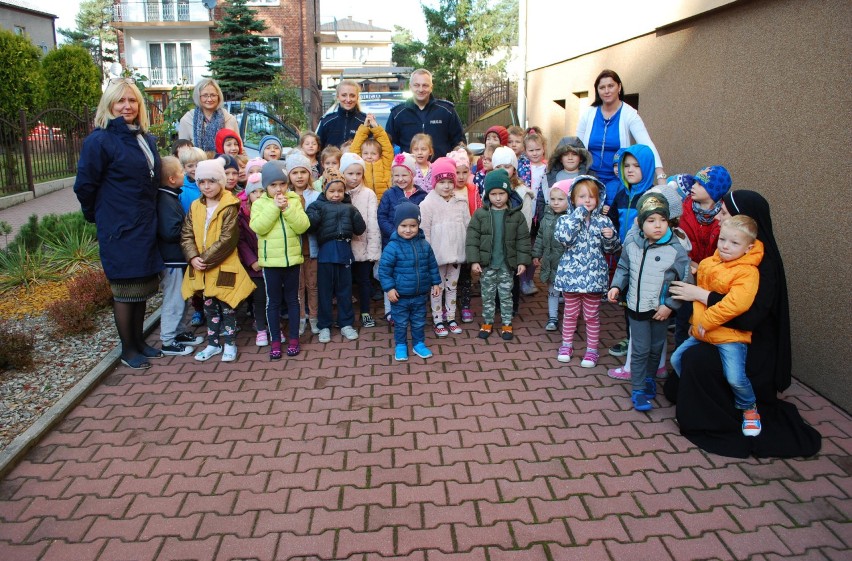 Policjanci odwiedzili przedszkolaków w gminie Olkusz