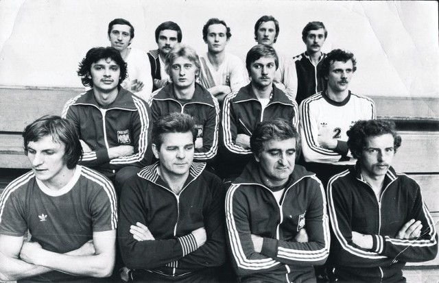 Pałaszewski (drugi z prawej na dole) i jego złoci chłopcy