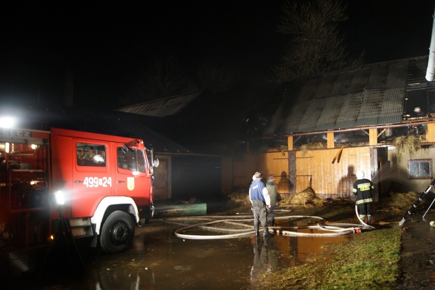 Wielki pożar w Chochołowie. Płonęły trzy budynki [ZDJĘCIA]