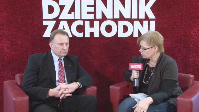 W studiu telewizyjnym DZ Marek Goliszewski rozmawiał z red. Aldoną Minorczyk-Cichy