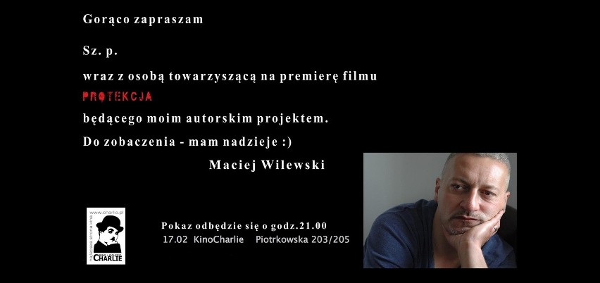 Film "Protekcja" Macieja Wilewskiego prezentowany jest w...