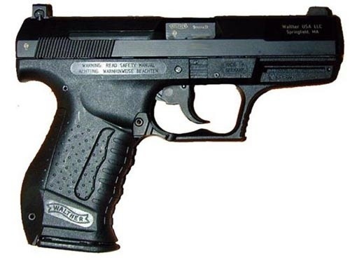 Walther P99 - taki pistolet zgubił policjant.