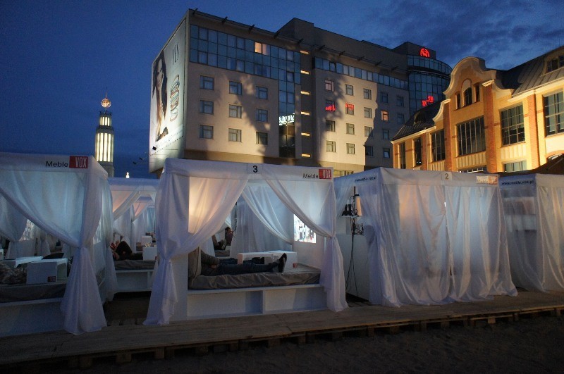 Plenerowe kino Bałtyk na festiwalu Transatlantyk 2012