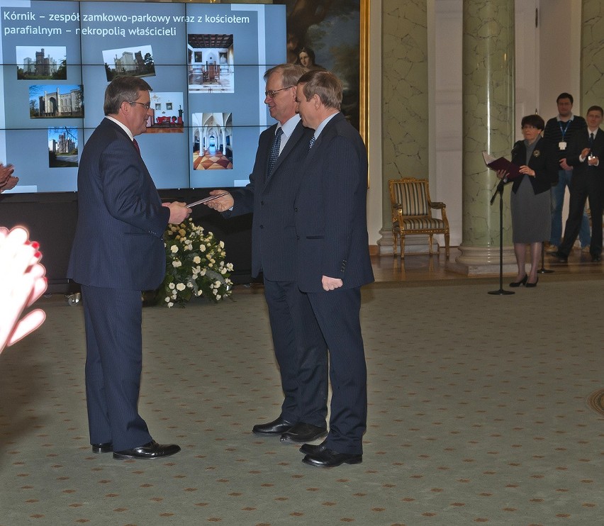 Tytuł Pomnika Historii wręczył prezydent Bronisław...