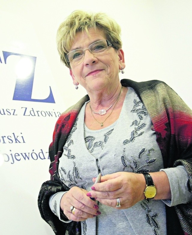 Barbara Kawińska jest  zadowolona z wyników kontroli