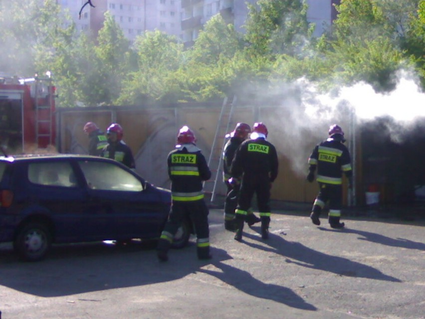 Sosnowiec: strażacy ugasili pożar garażu