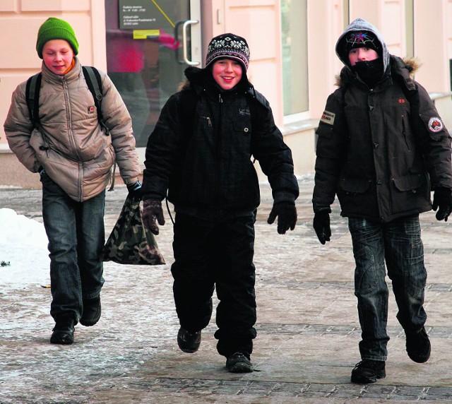 Lubelscy uczniowie na razie nie dają się mrozowi