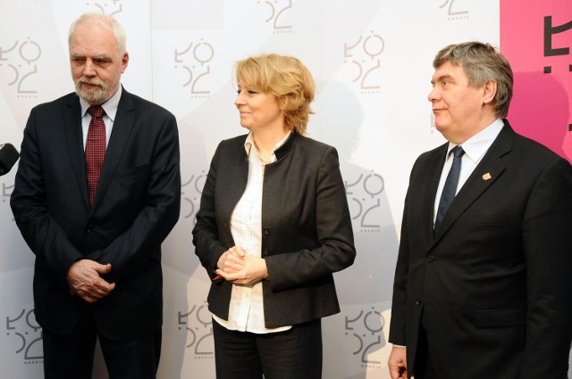 Europoseł spotkał się m.in. z prezydent Łodzi Hanną Zdanowską i marszałkiem województwa, Witoldem Stępniem