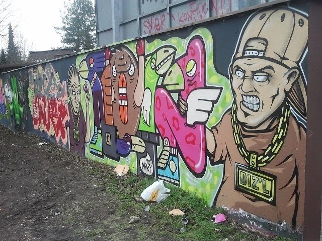 Graffiti na poznańskim Grunwaldzie