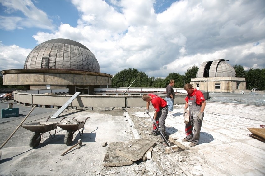 Chorzów: Remont Planetarium Śląskiego rozpoczęty [ZDJĘCIA]