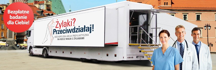 To już dziś! Bezpłatne badania żył od 18 do 22 kwietnia w Katowicach