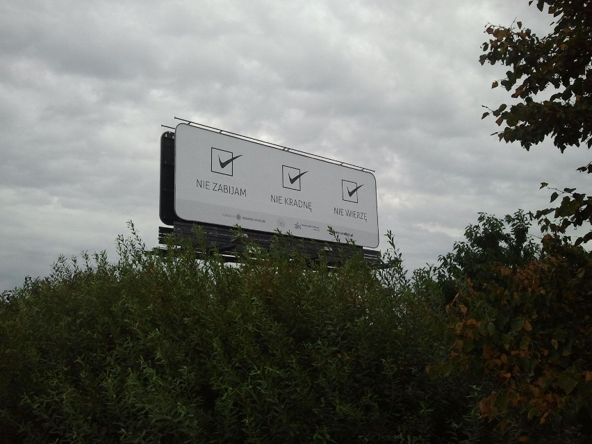 Pierwszy ateistyczny billboard pojawił się w Lublinie