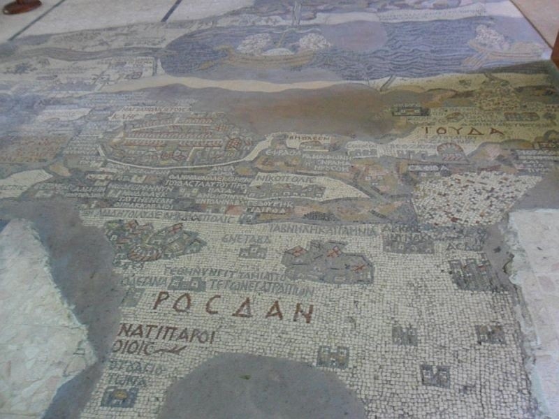 Mozaika w kościele św. Jana w Madabie