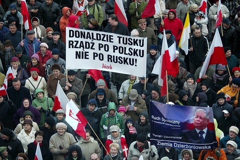 Demonstranci z PiS zablokowali centrum Wrocławia (ZDJĘCIA, FILMY)