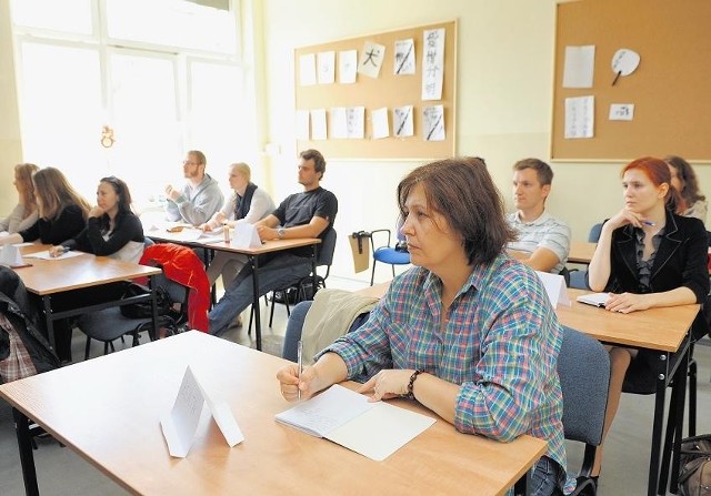 na pierwszych zajęciach uczestnicy nauczyli się podstawowych chińskich zwrotów