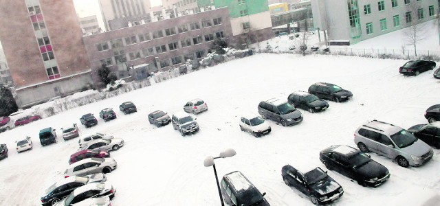Budowa parkingu rozpocznie się, gdy tylko pogoda na to pozwoli