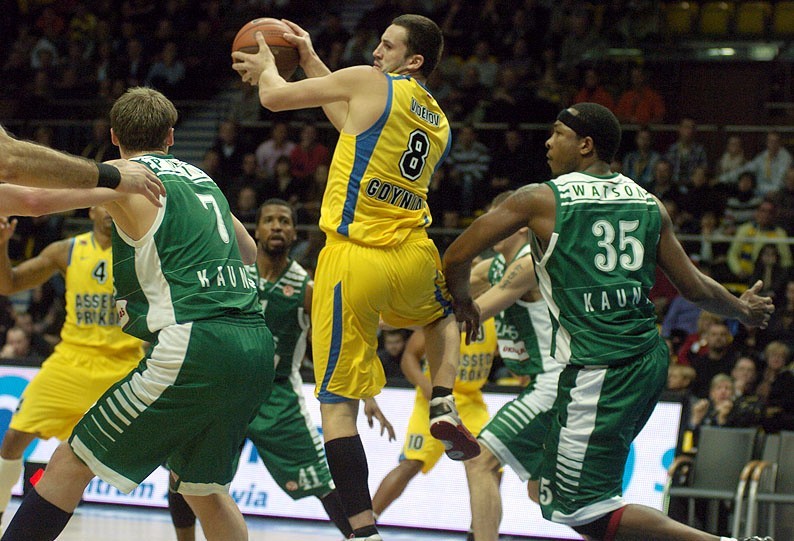 Euroliga koszykarzy: Asseco Prokom Gdynia - Żalgiris Kowno 69:72 (ZDJĘCIA)