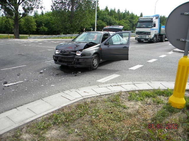 Wrocław: Wypadek na ul. Granicznej (GALERIA)