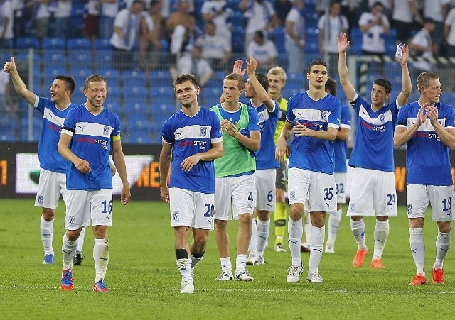 Czy piłkarze Lecha Poznań będą mieli w niedzielę powody do radości?