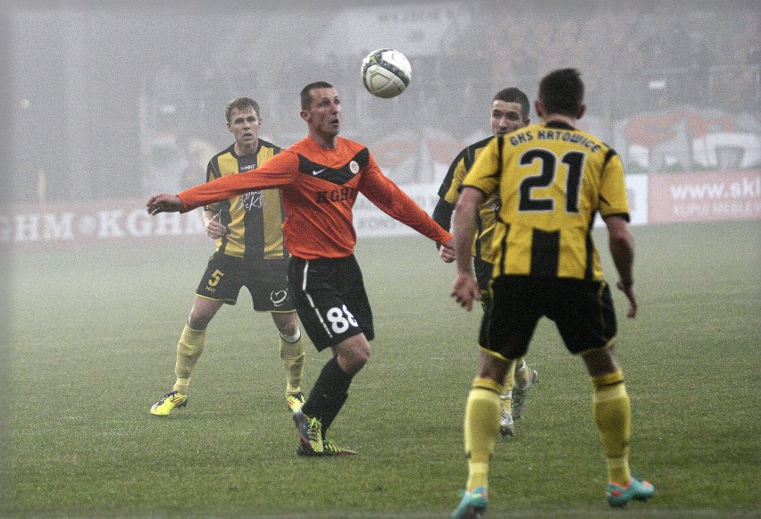 Piłka nożna: KGHM Zagłębie Lubin - GKS Katowice 2:1 (ZDJĘCIA)