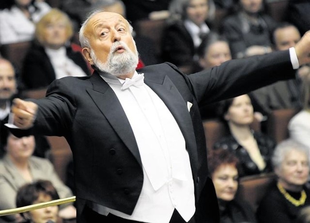 Krzysztof Penderecki podczas czwartkowego koncertu