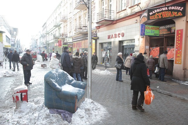 Skutki pożaru w Sosnowcu