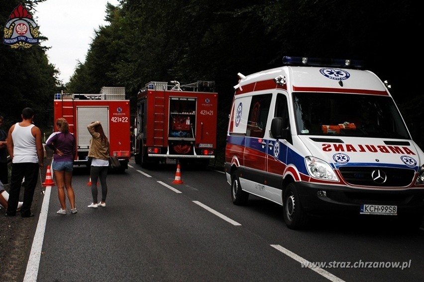 Wypadek w Zagórzu pod Chrzanowem