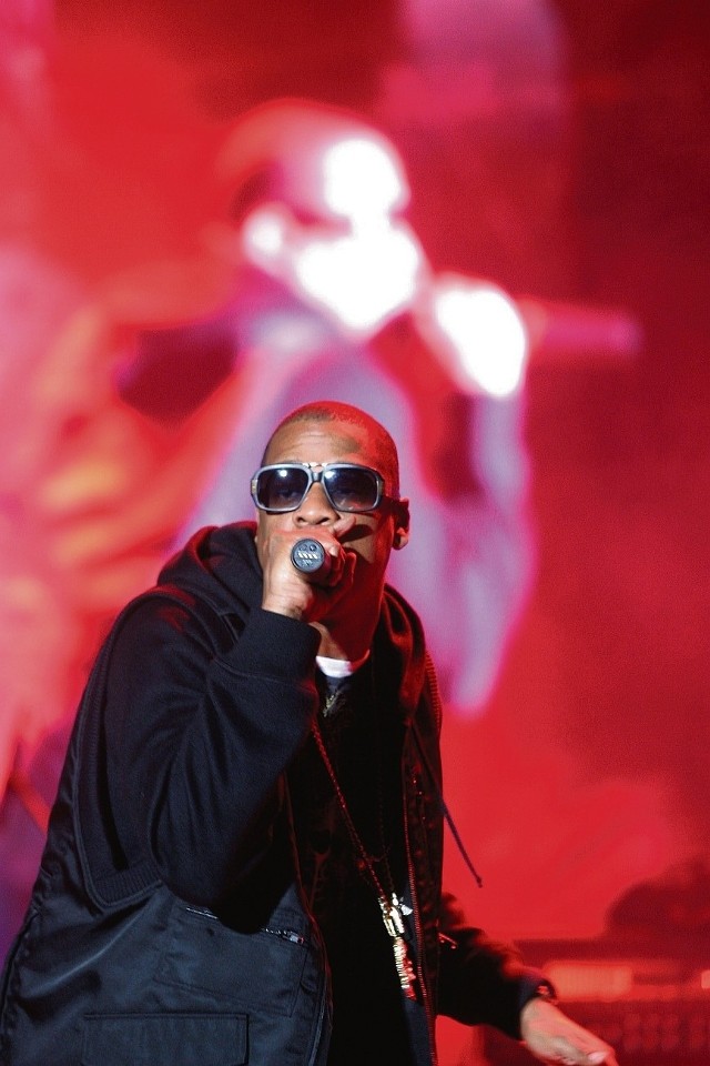 Jay-Z - wielka gwiazda amerykańskiego hip-hopu - na koncercie w Gdyni