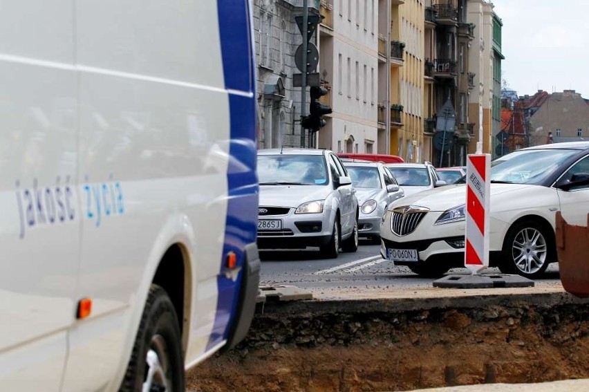 Praca na ulicy Grunwaldzkiej idzie pełną parą